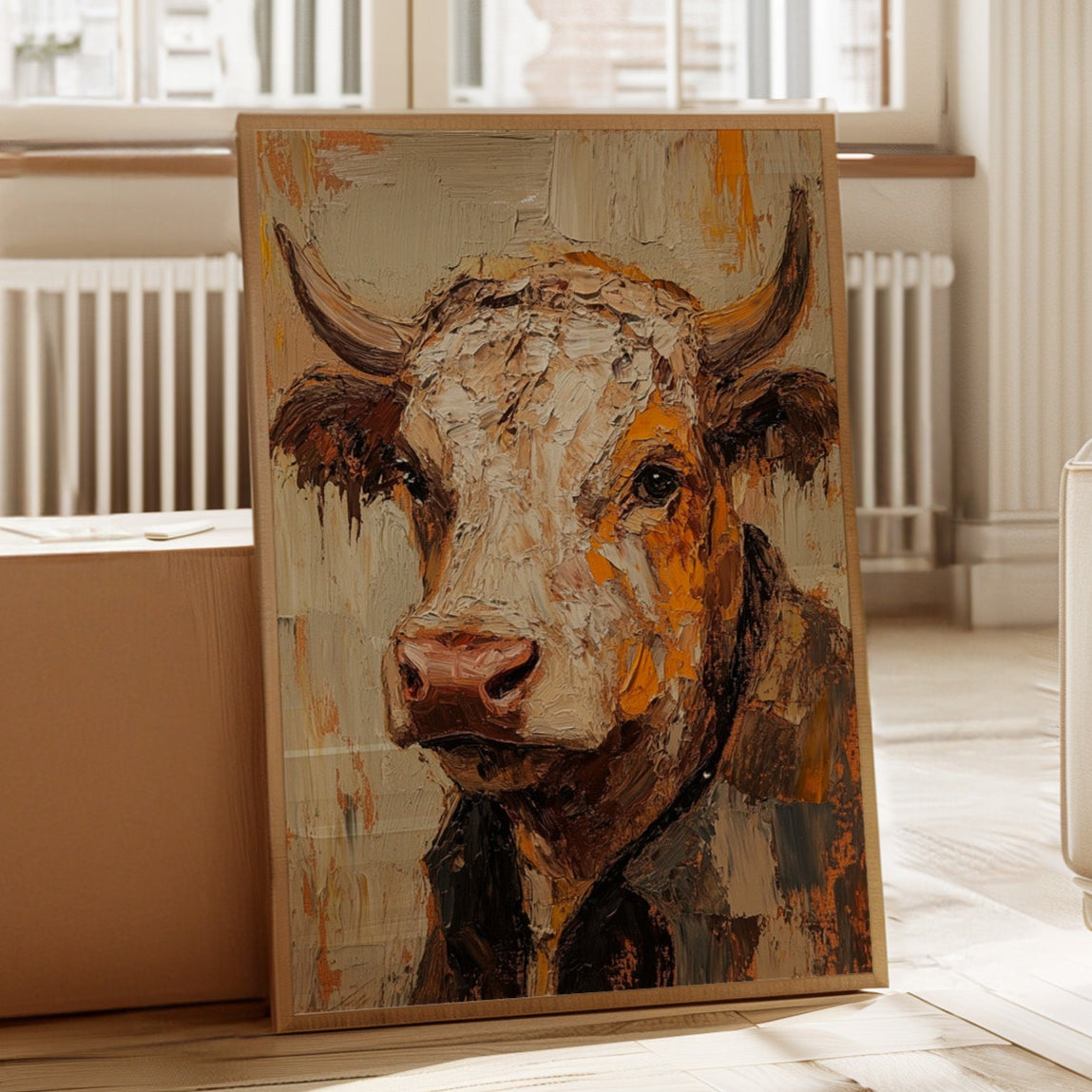 Rustic Longhorn with Painted Soul