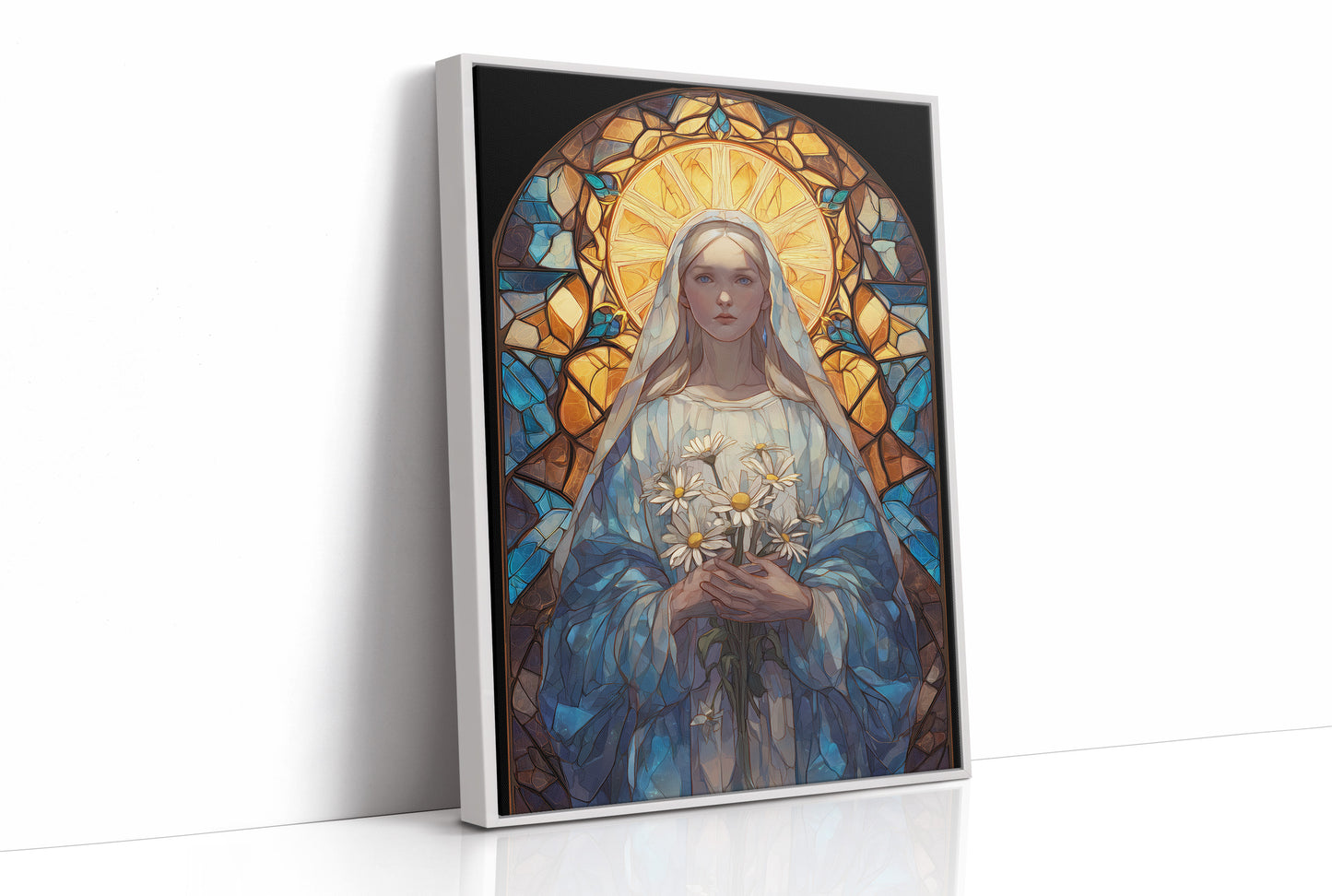 Daisies Held In Sacred Light