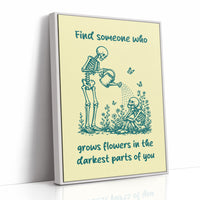 Find Someone Who Waters You, Teal Bloom