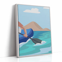 Paddle Through Mountain Lake Serenity