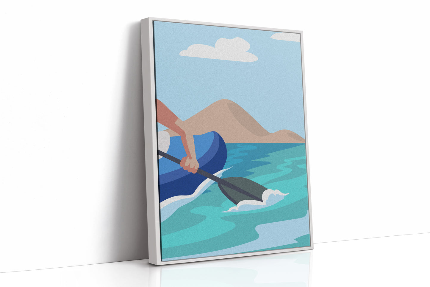 Paddle Through Mountain Lake Serenity