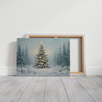 Snow Pine Glows With Winter Magic