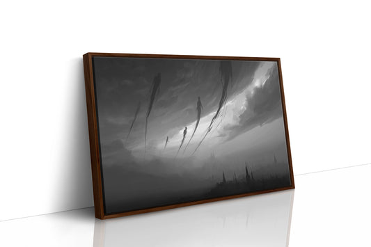 Giants Arrive Through Clouded Skies