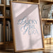 Blush Letters Dance Through Morning