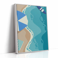 Footprints Along Turquoise Shorelines Dance