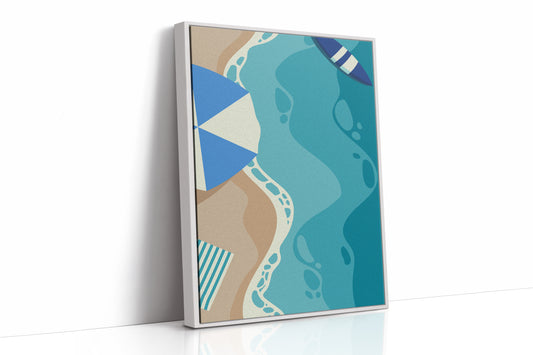 Footprints Along Turquoise Shorelines Dance