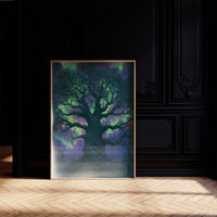 Ancient Oak, Northern Lights
