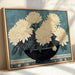 Cream Dahlias On Midnight Waters