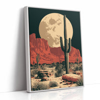 Desert Moon — Red Rock Valley Screenprint