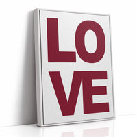 Love in Bold Block Type