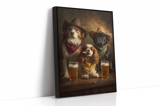 Three Dogs at Sundown Saloon