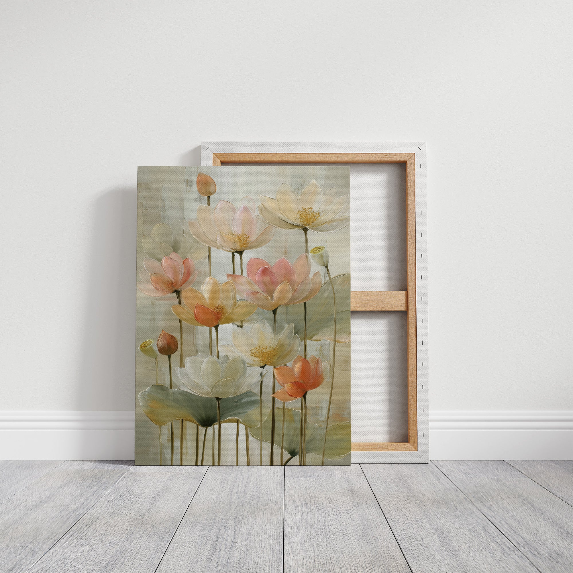 Lotus Blooms Paint Morning's Promise