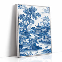 Where Cranes Gather By Blue Pagodas