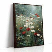 Daisies in the Morning Fog