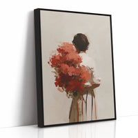 Vermilion Embrace: Bouquet of Memories