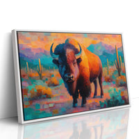 Sunset Bison Claims Desert Thunder