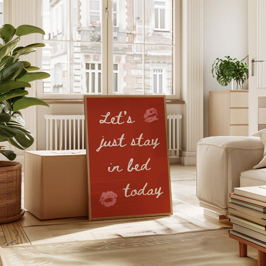 Lazy Sunday Wears Pink Kisses