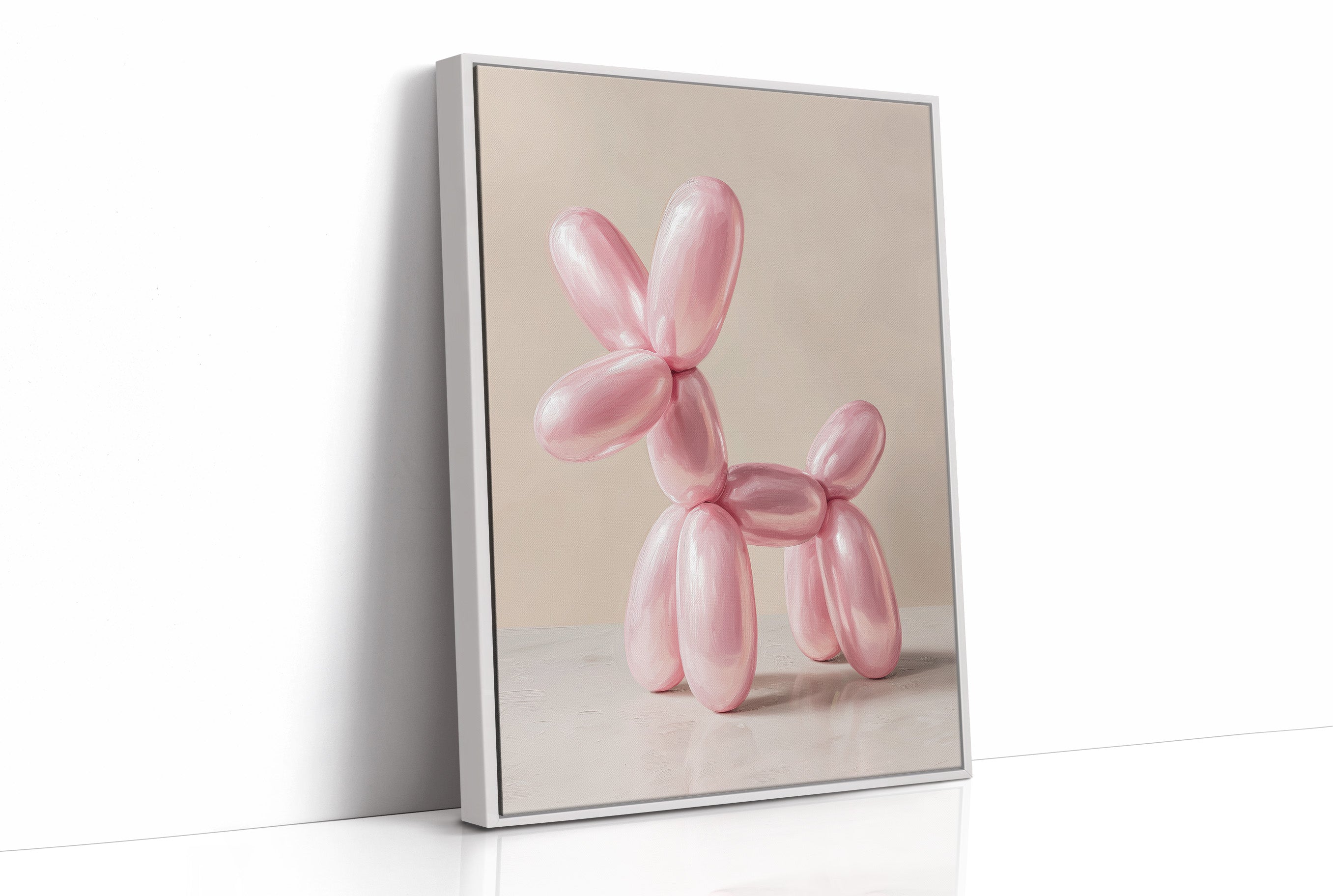 Pink Balloon Pup, Frozen Shine