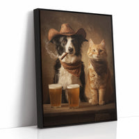 Saloon Companions at Sundown