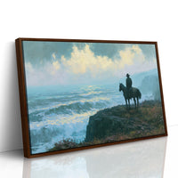 Cowboy's Watch Over the Waves