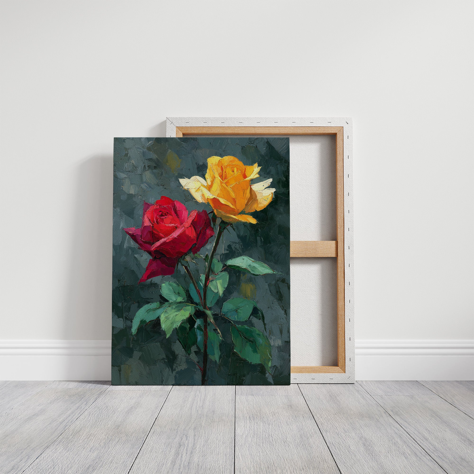 Two Roses, Two Different Fires