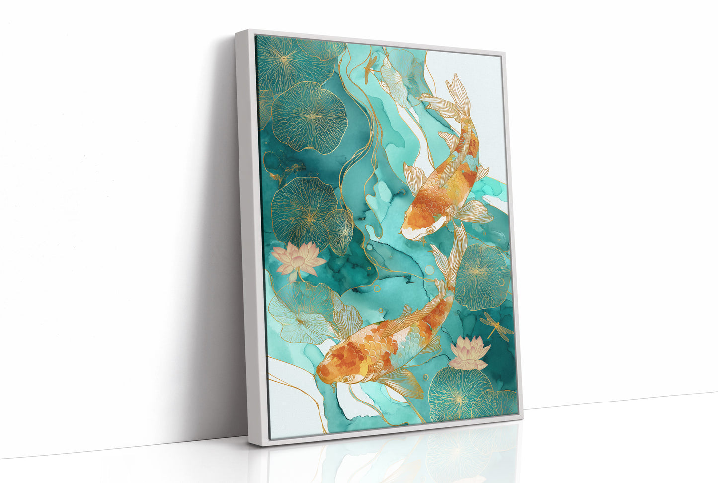 Golden Koi Circle Lotus Pools
