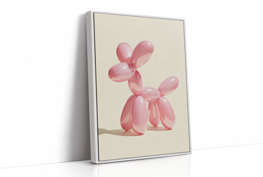 Balloon Pup, Etched in Pink