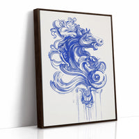 Wild Horses Dance In Indigo