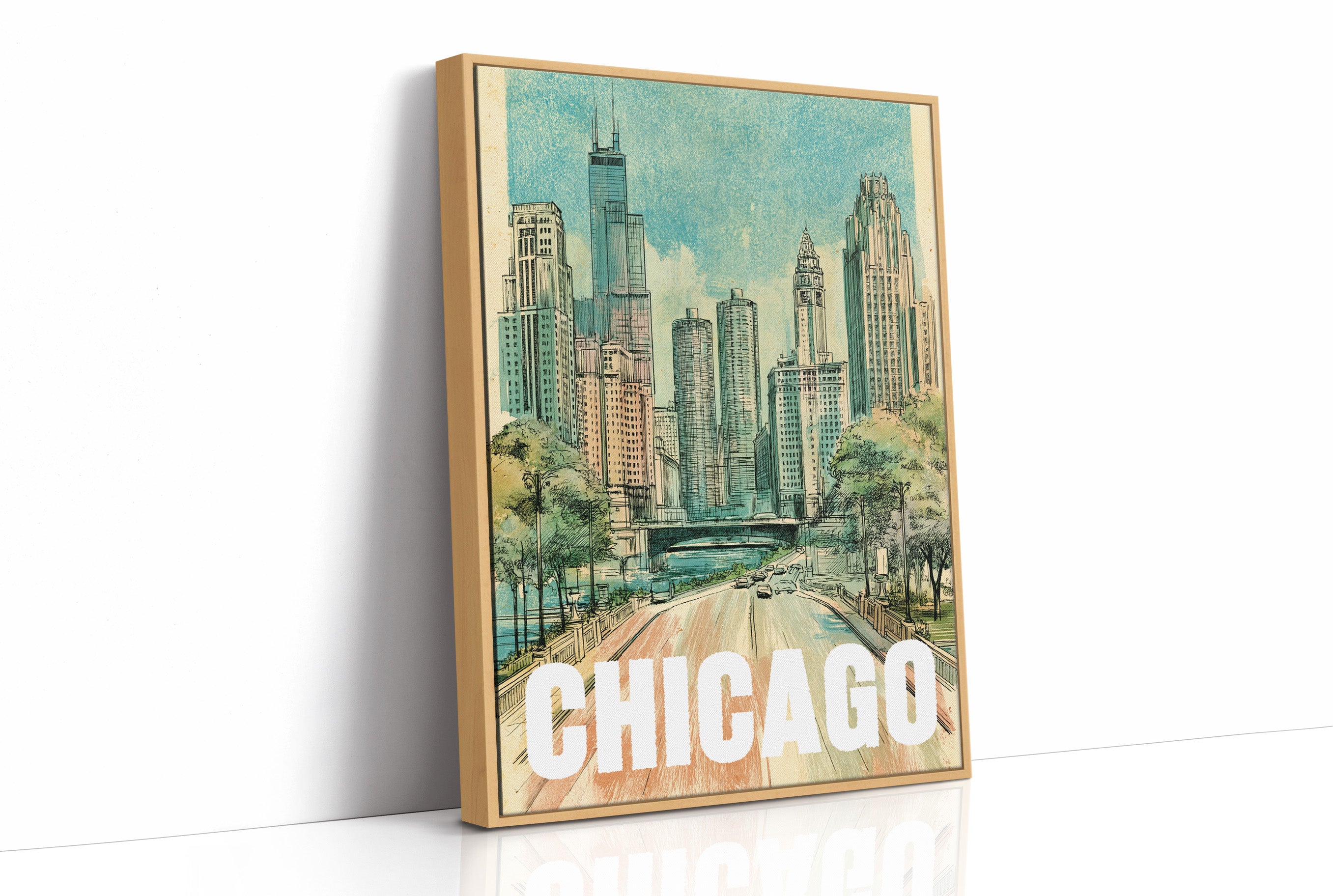 Chicago, Riso Print