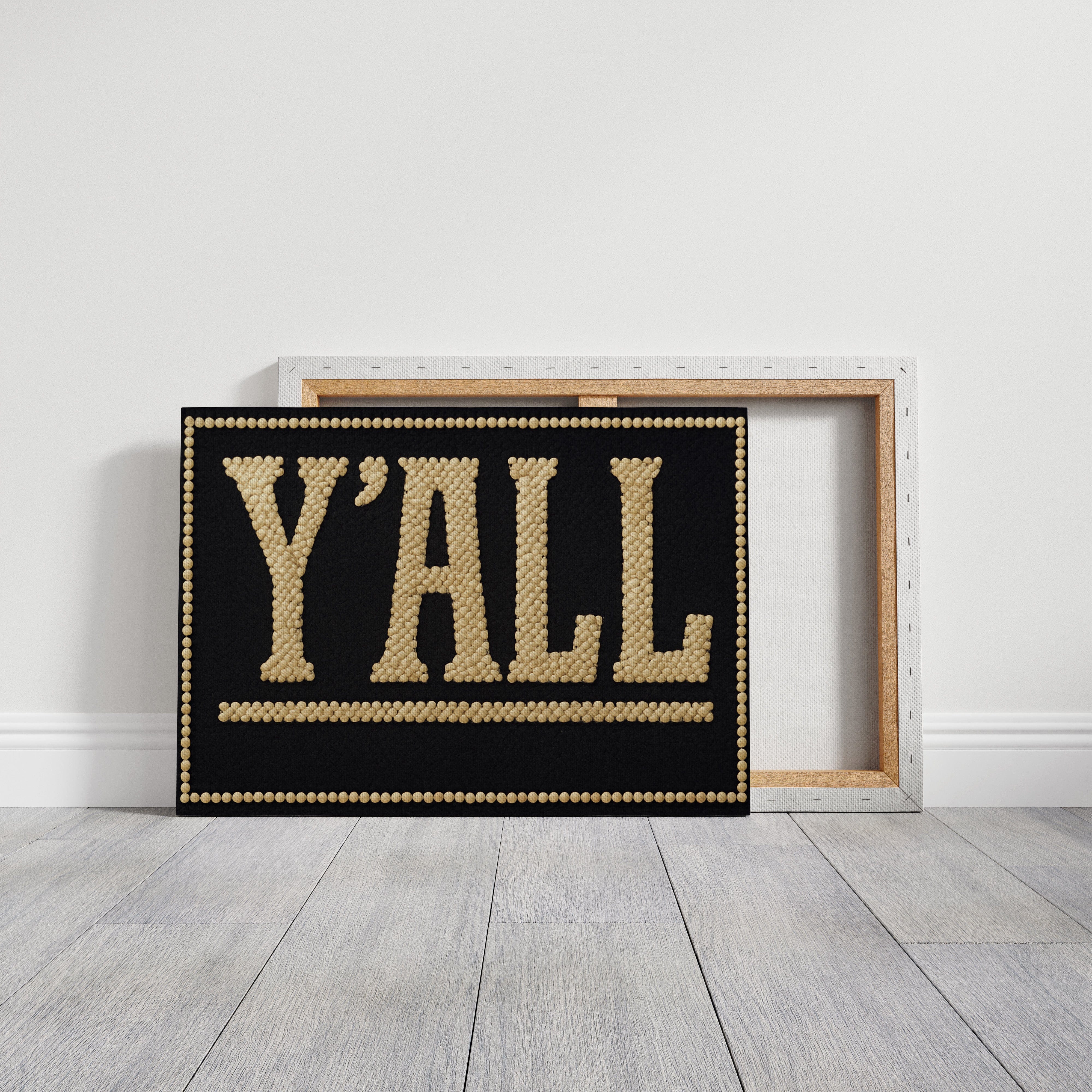 Y’ALL Western Beaded Sign