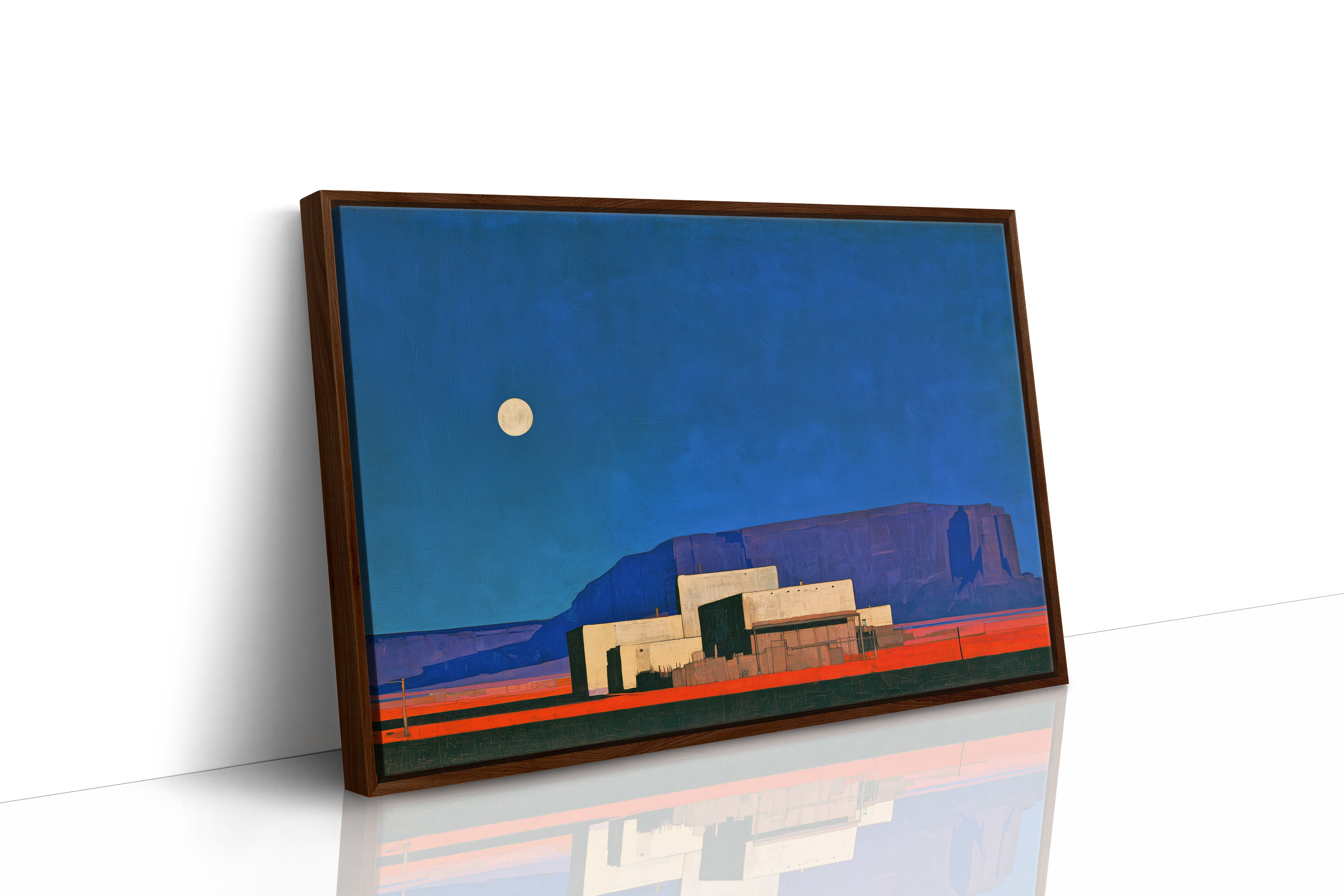 Moonrise Over The Pueblo
