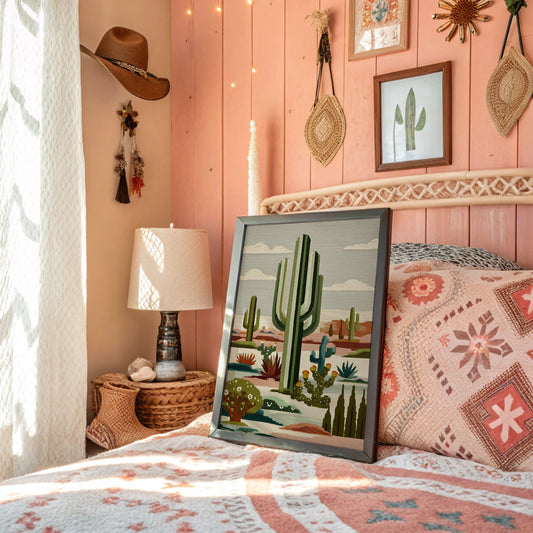 Saguaros Paint Their Desert Symphony