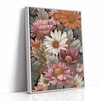 Copper Blooms In Midnight Garden