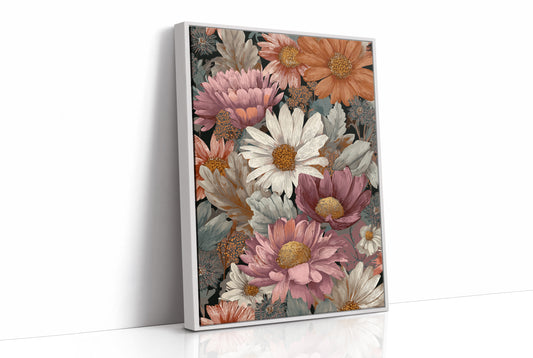 Copper Blooms In Midnight Garden
