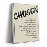 Chosen: Brushstroke Scripture Art