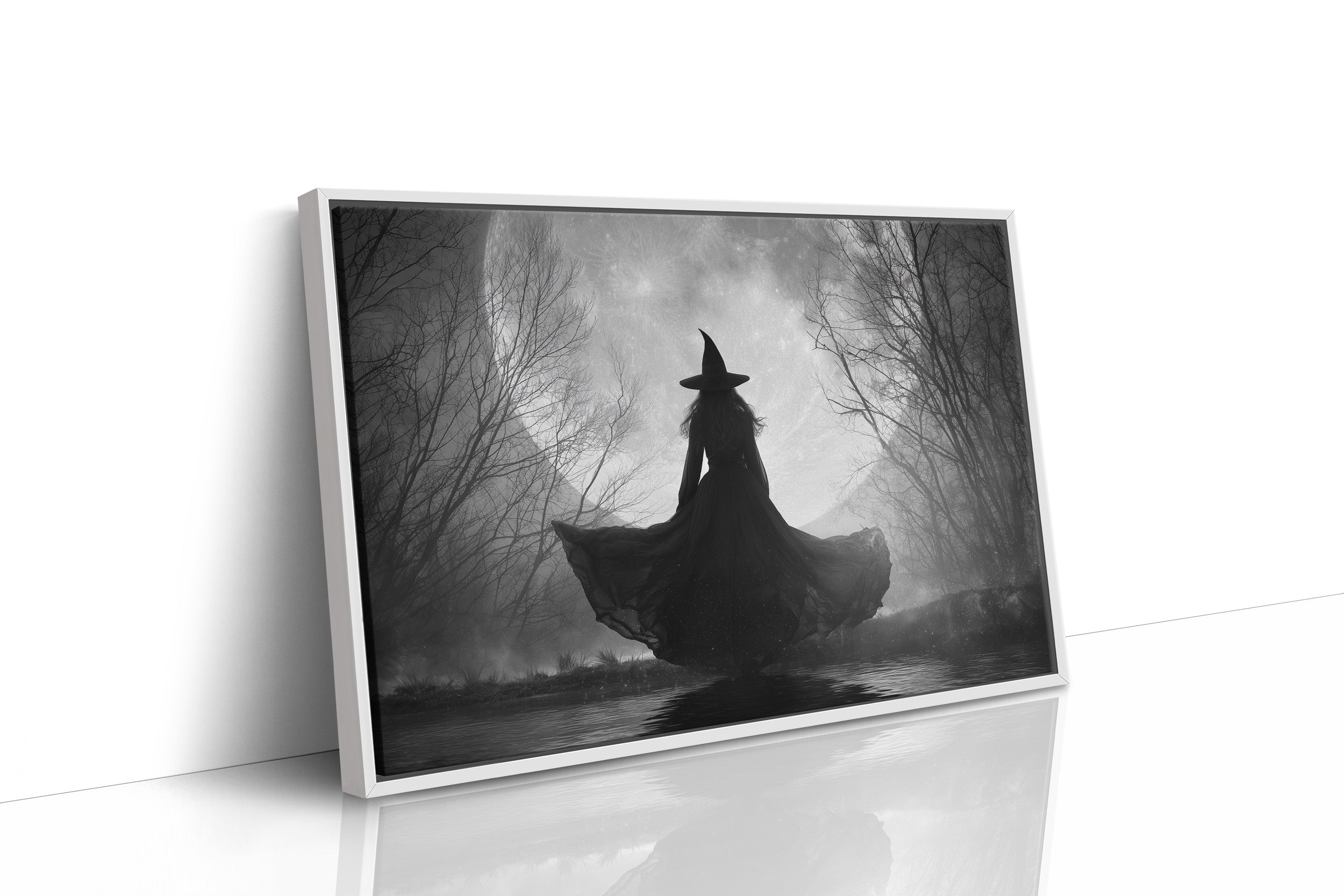 Ancient Spell Under Foggy Branches