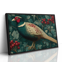 Pheasant Among the Holly