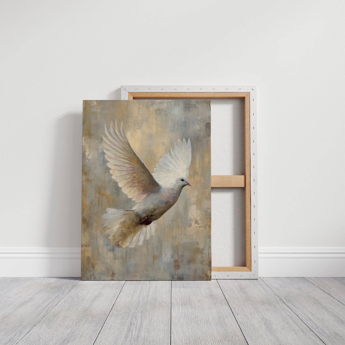 Celestial Messenger in Golden Light