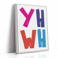 Vibrant Letters Declare Modern Expression
