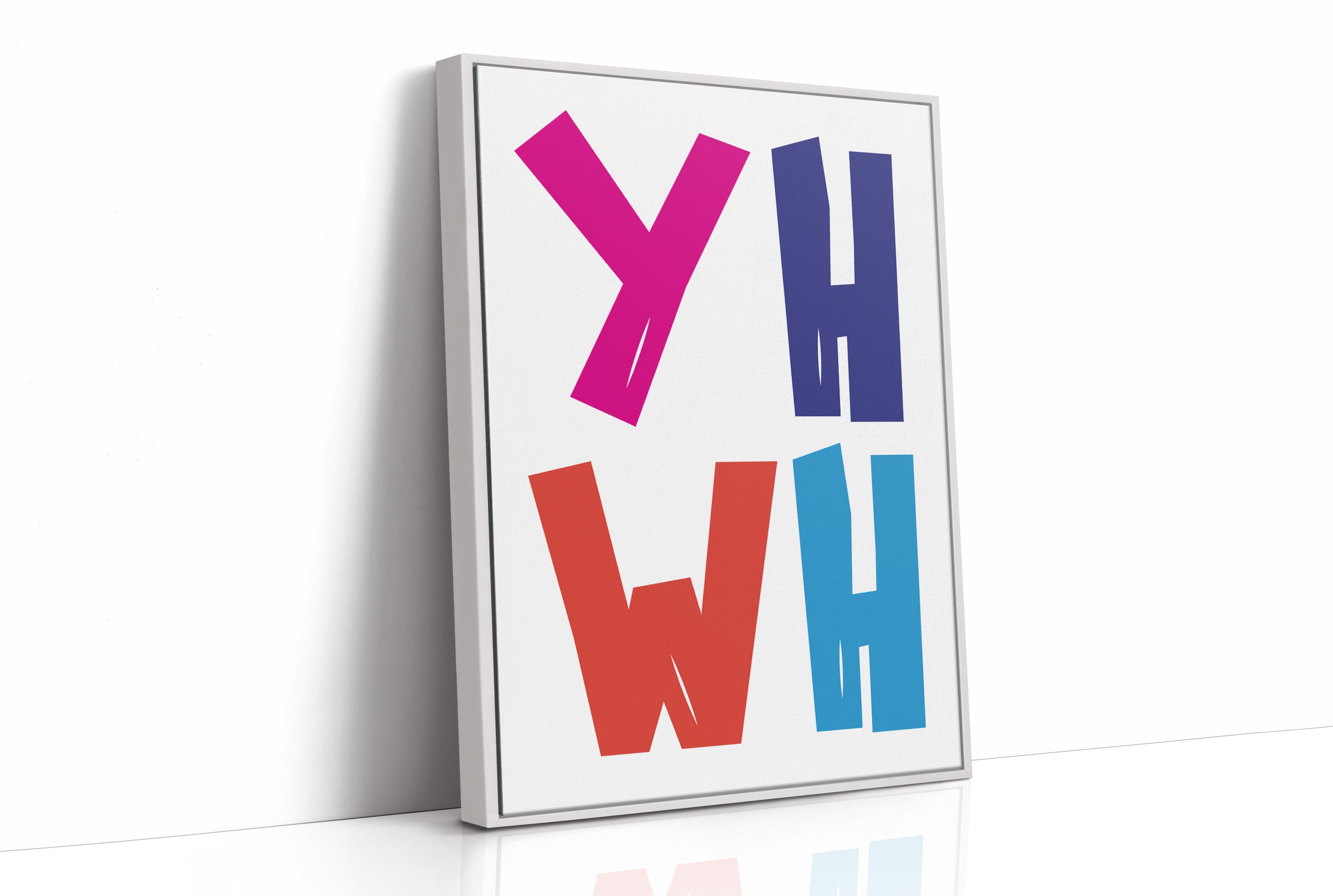 Vibrant Letters Declare Modern Expression