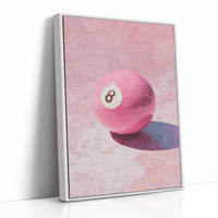 Eight Ball, Painted in Pink
