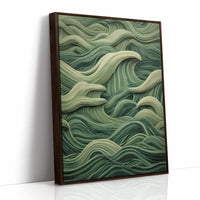 Emerald Waves Dance In Silence