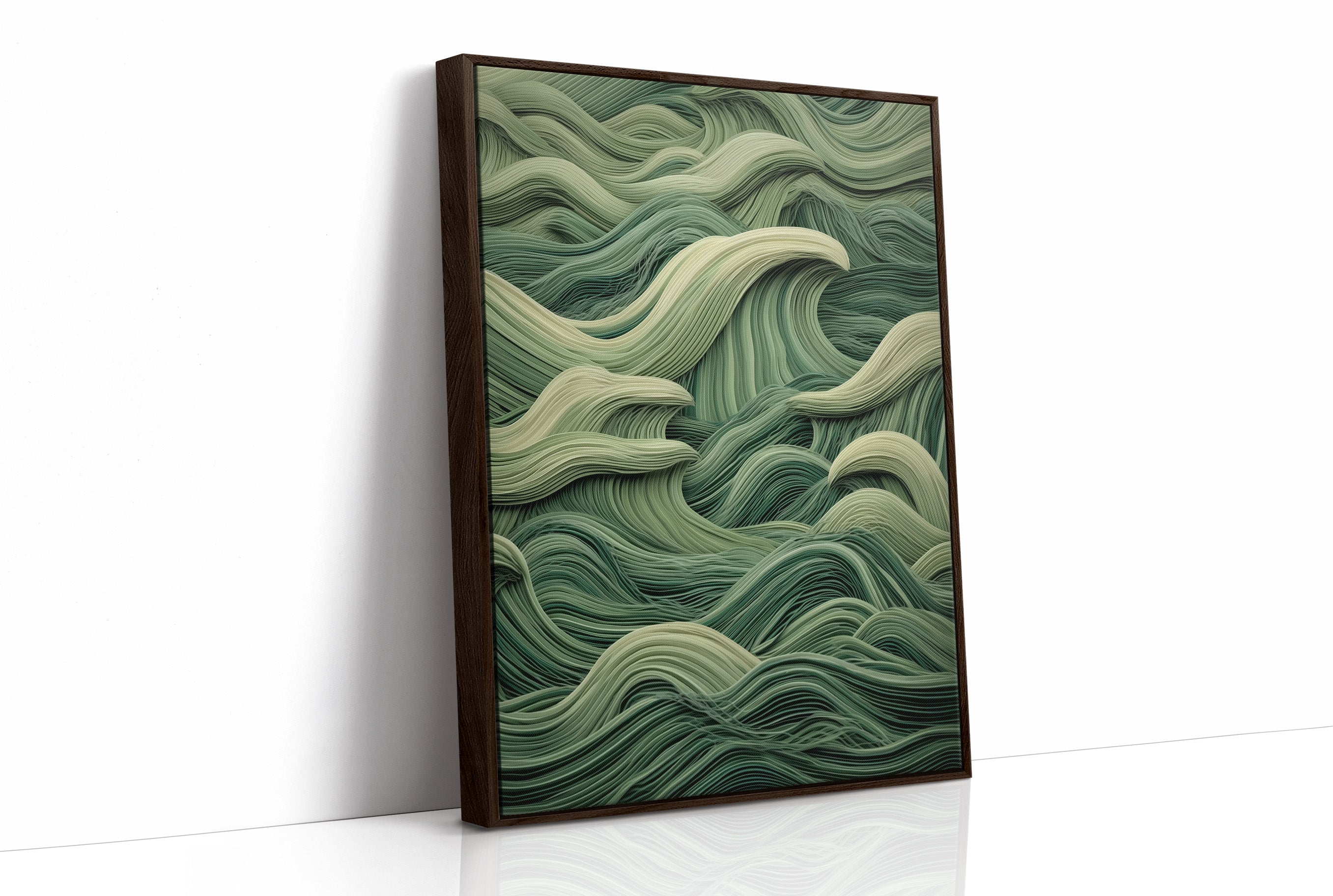 Emerald Waves Dance In Silence