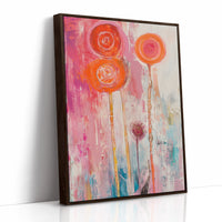 Coral Lollipops Dance Through Rain
