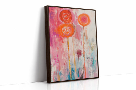 Coral Lollipops Dance Through Rain
