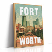 Fort Worth, Riso Print