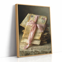 Letters Tied In Blush