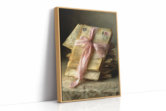 Letters Tied In Blush