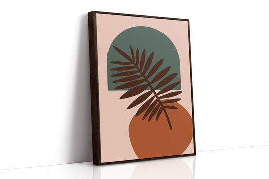 Foliage Dances Against Soft Canvas