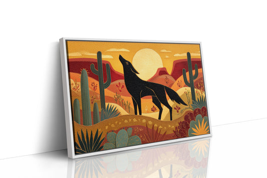 Coyote Songs At Desert Sunset